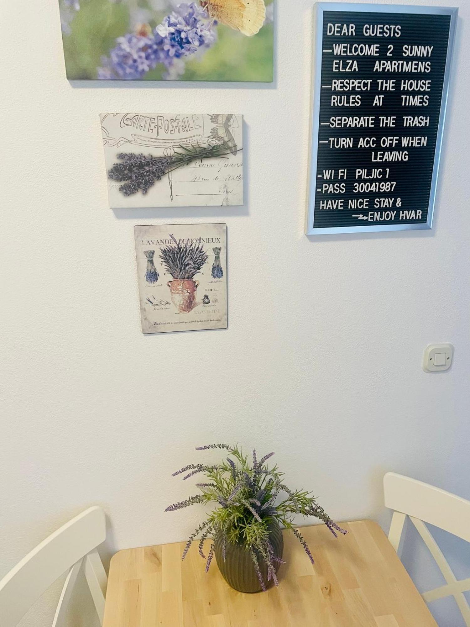 아파트먼츠 서니 엘자 흐바르 외부 사진